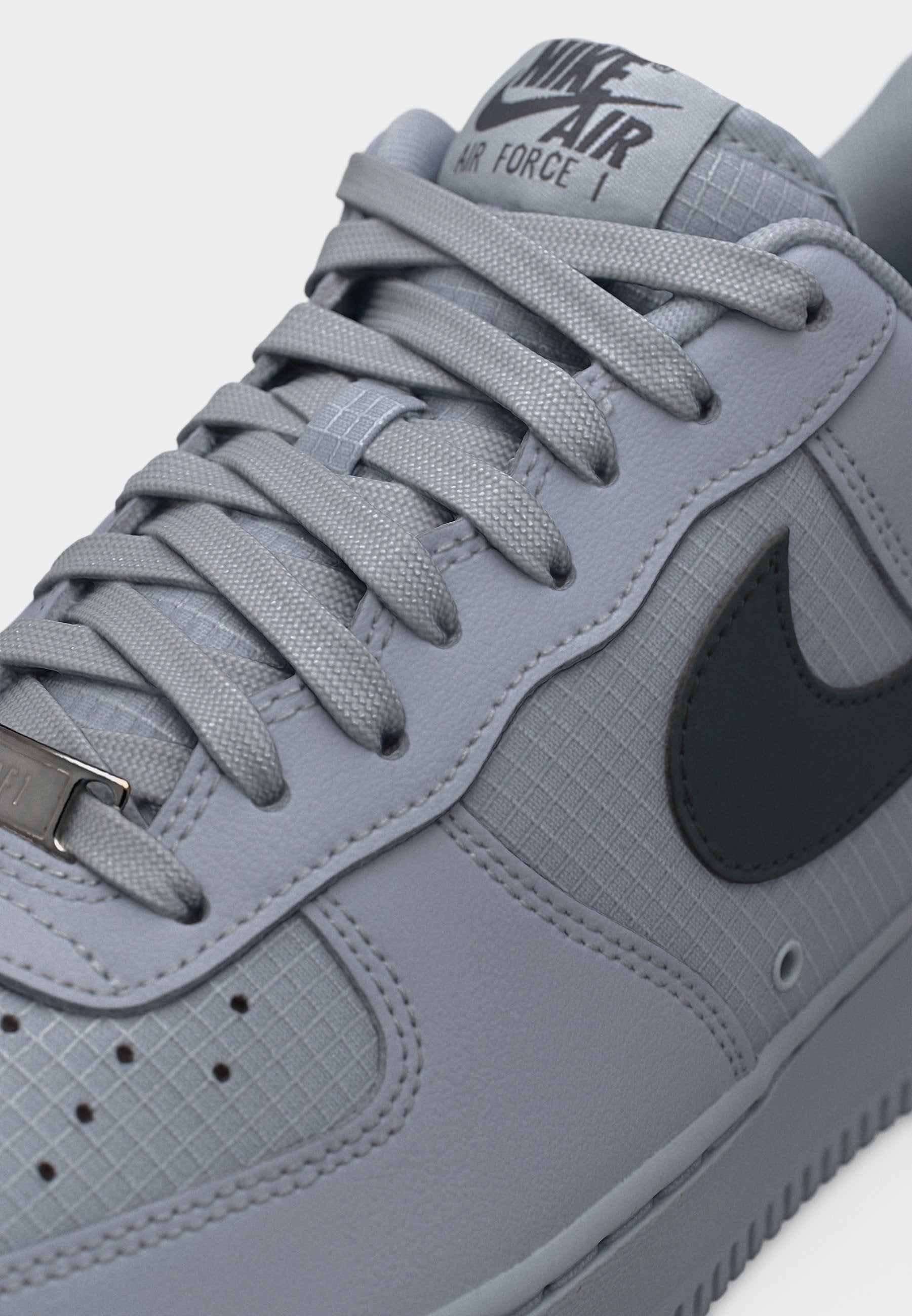 AIR FORCE 1 07 LV8 TECH - Baskets basses - wolf grey/dark smoke grey