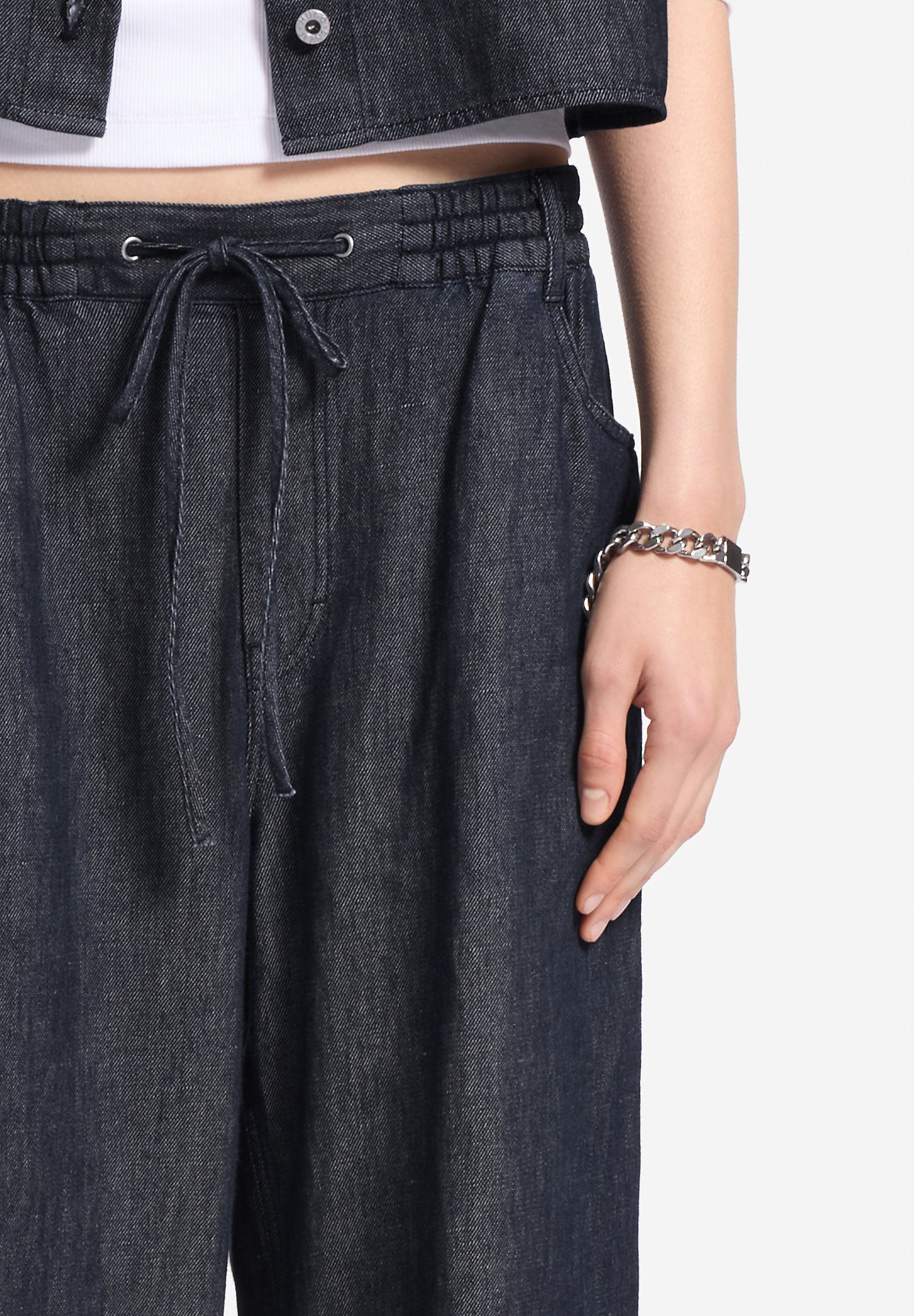 HIDONA-1_B - Wide Leg - navy