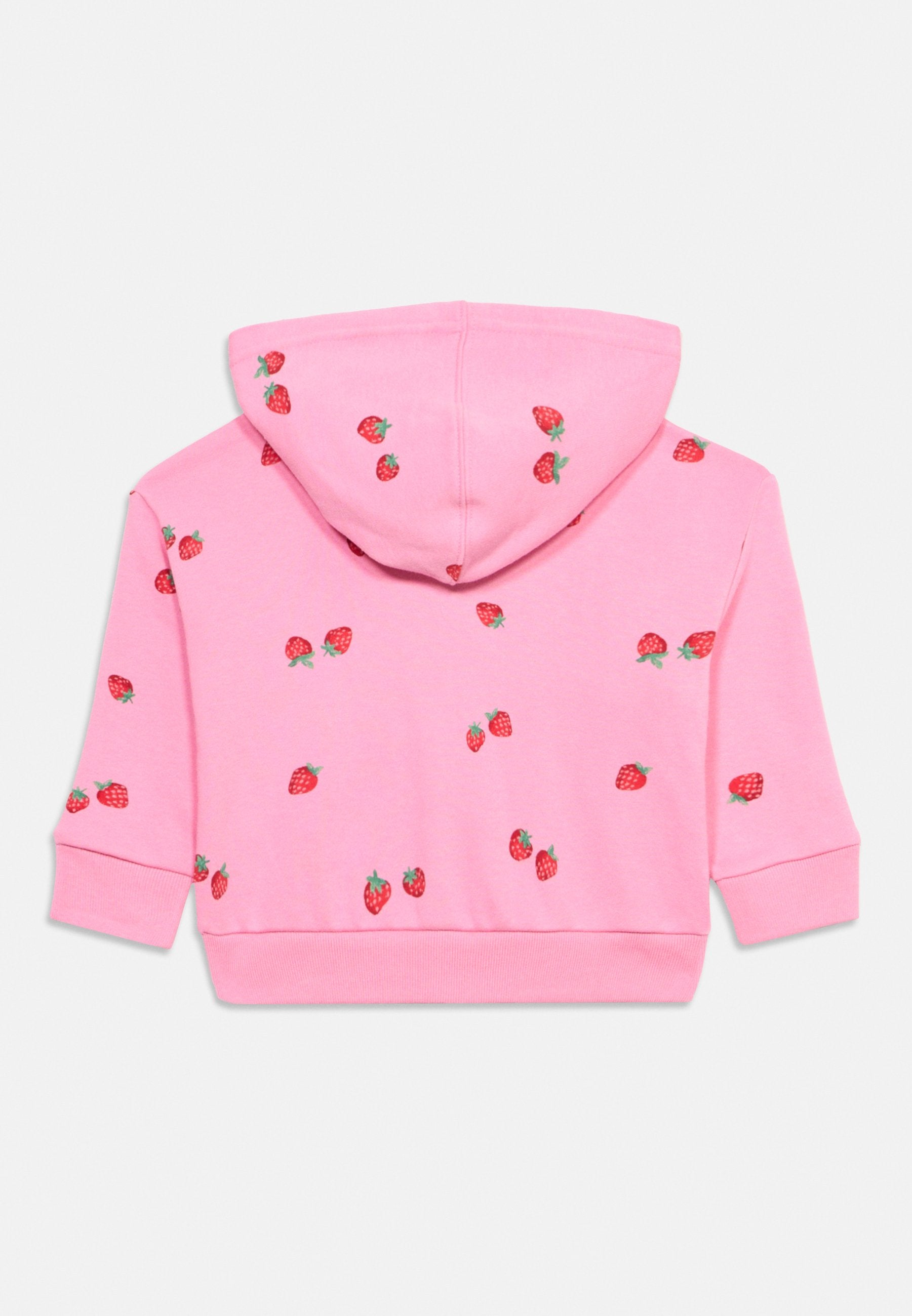 LOGO - Zip-up sweatshirt - parisian pink