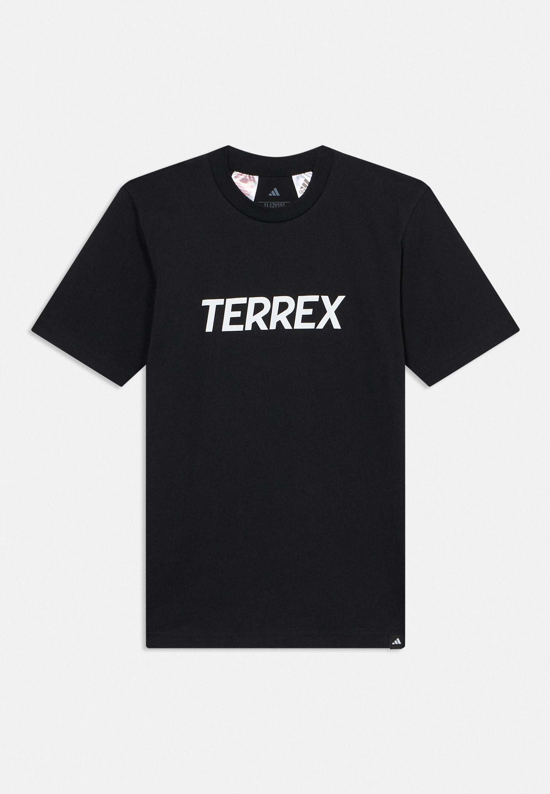 LOGO TEE UNISEX - Sports T-shirt - black