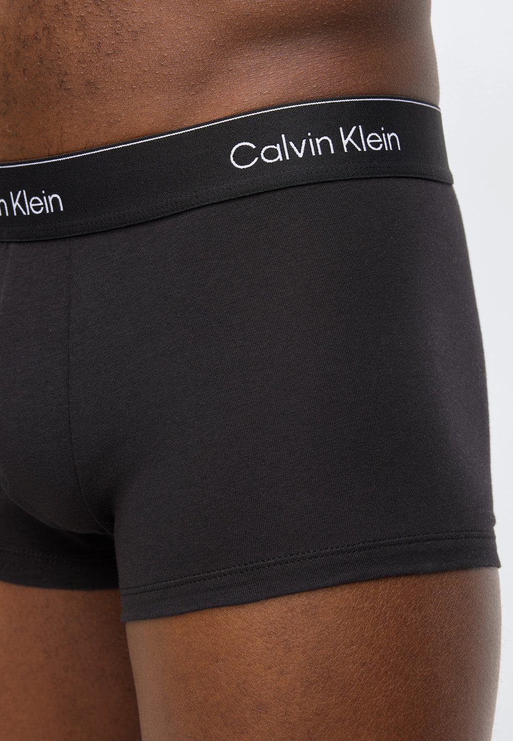 LOW RISE TRUNK 7 PACK ICON COTTON STRETCH - Trunks - black