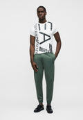 TRAIN LOGO SERIES TEE - Print T-shirt - white/black