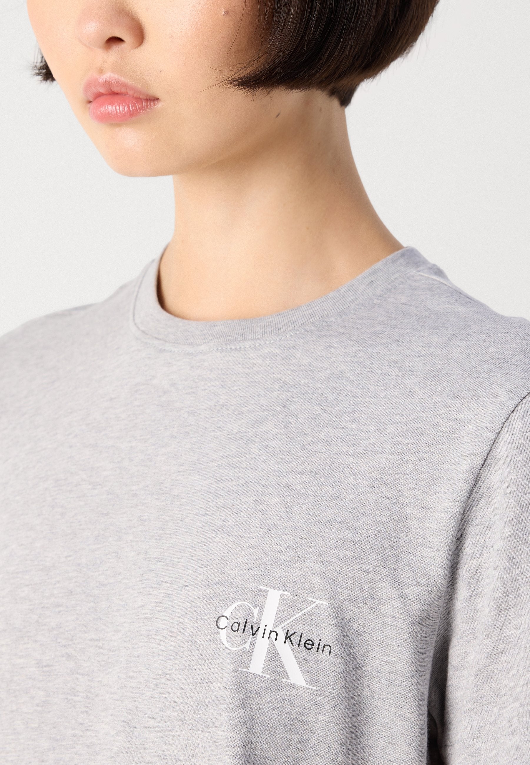 MONOLOGO TEE 2 PACK - Basic T-shirt - heroic grey heather