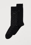 MINI ICONIC 2 PACK - Socks - black