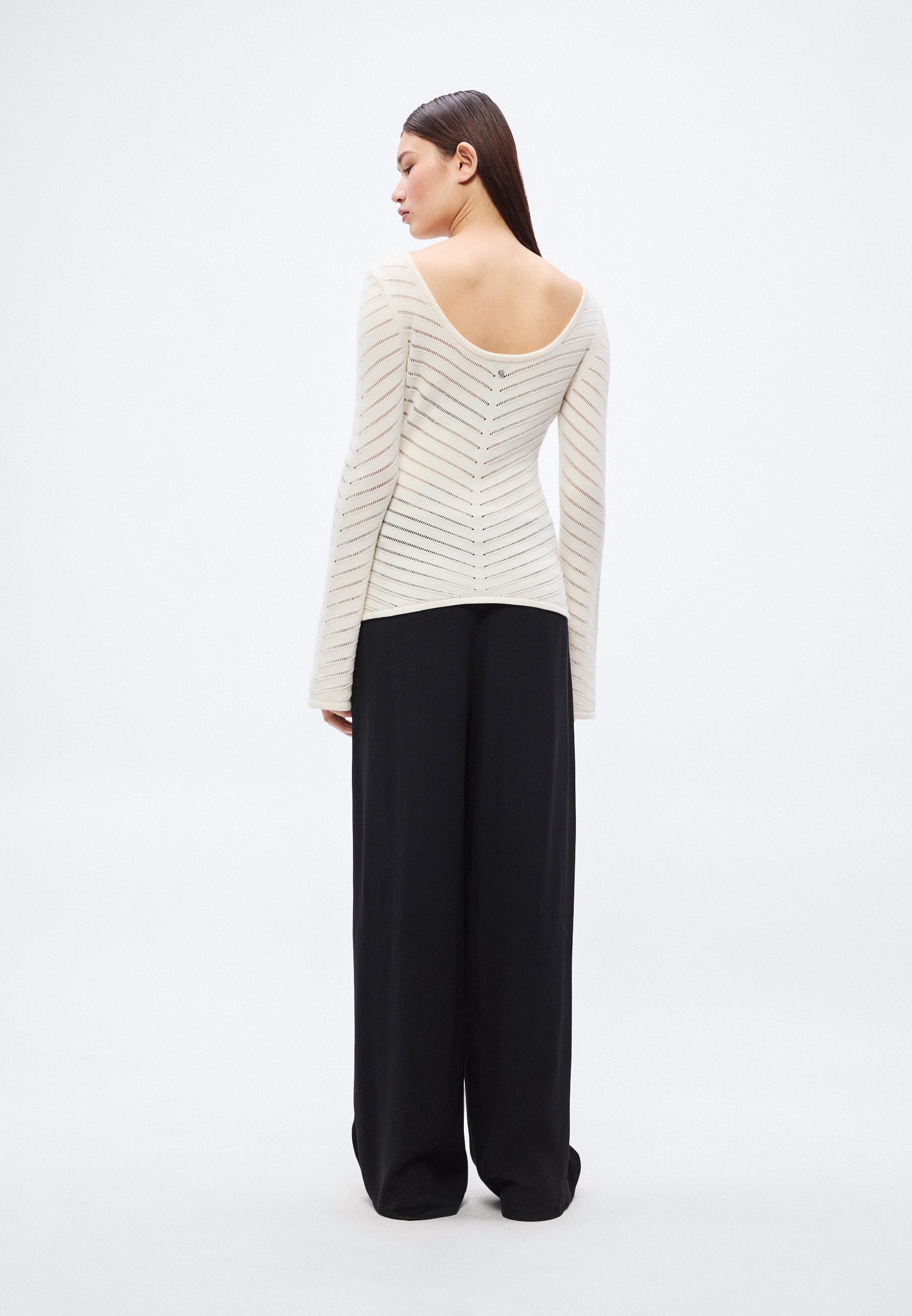 FALONINA - Jumper - open white