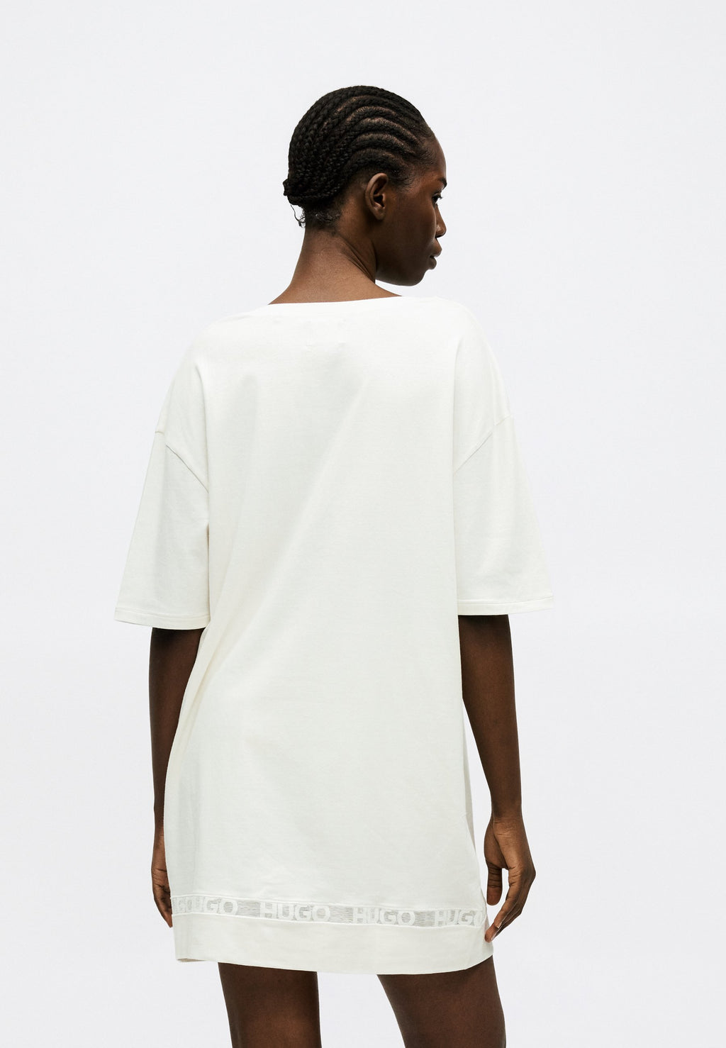 LOGO NIGHTY - Nightie - open white