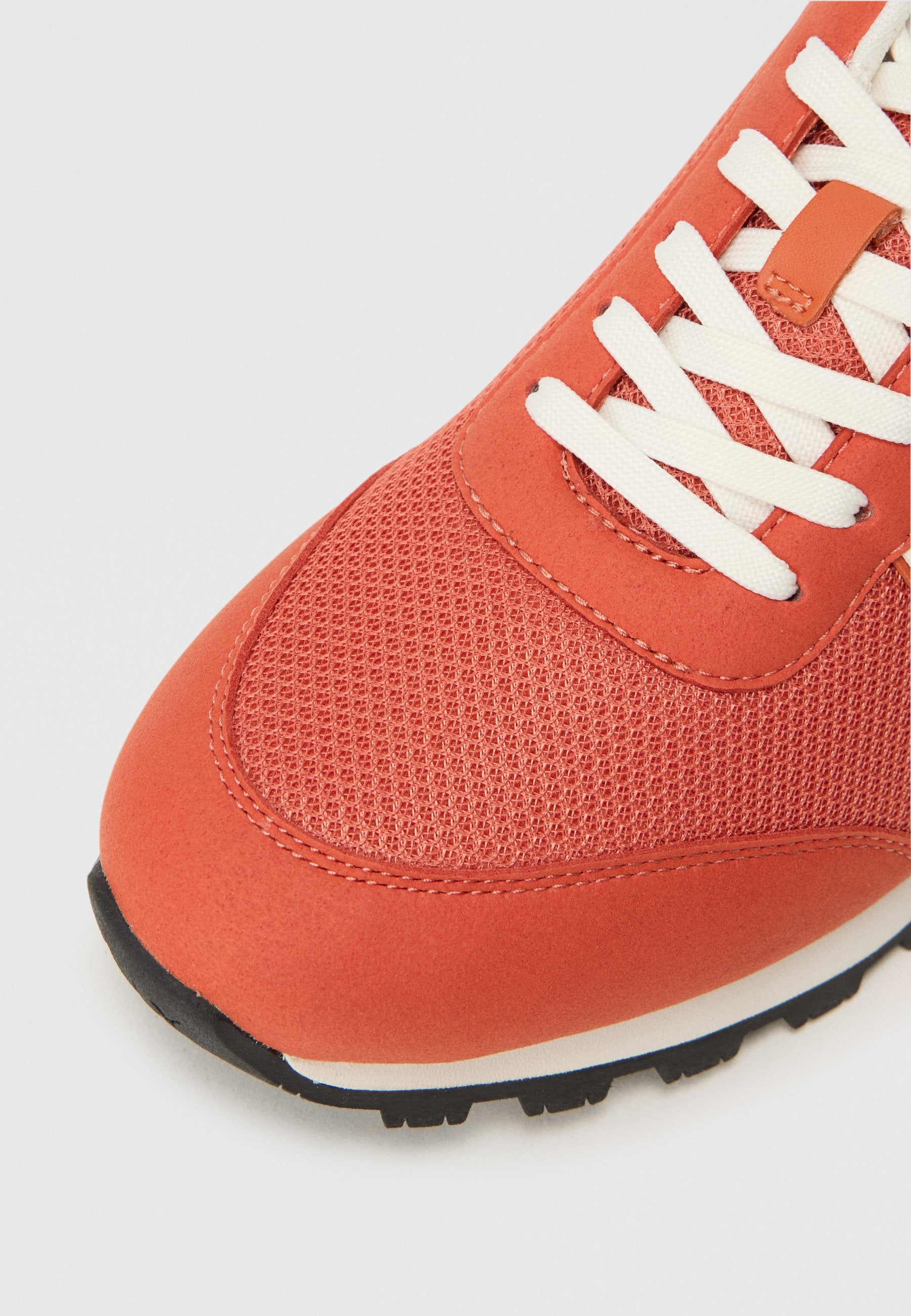 Trainers - orange rust/off white