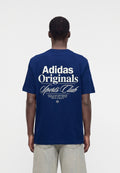 SPORTCLUB LOOSE TEE UNISEX - Print T-shirt - dark blue