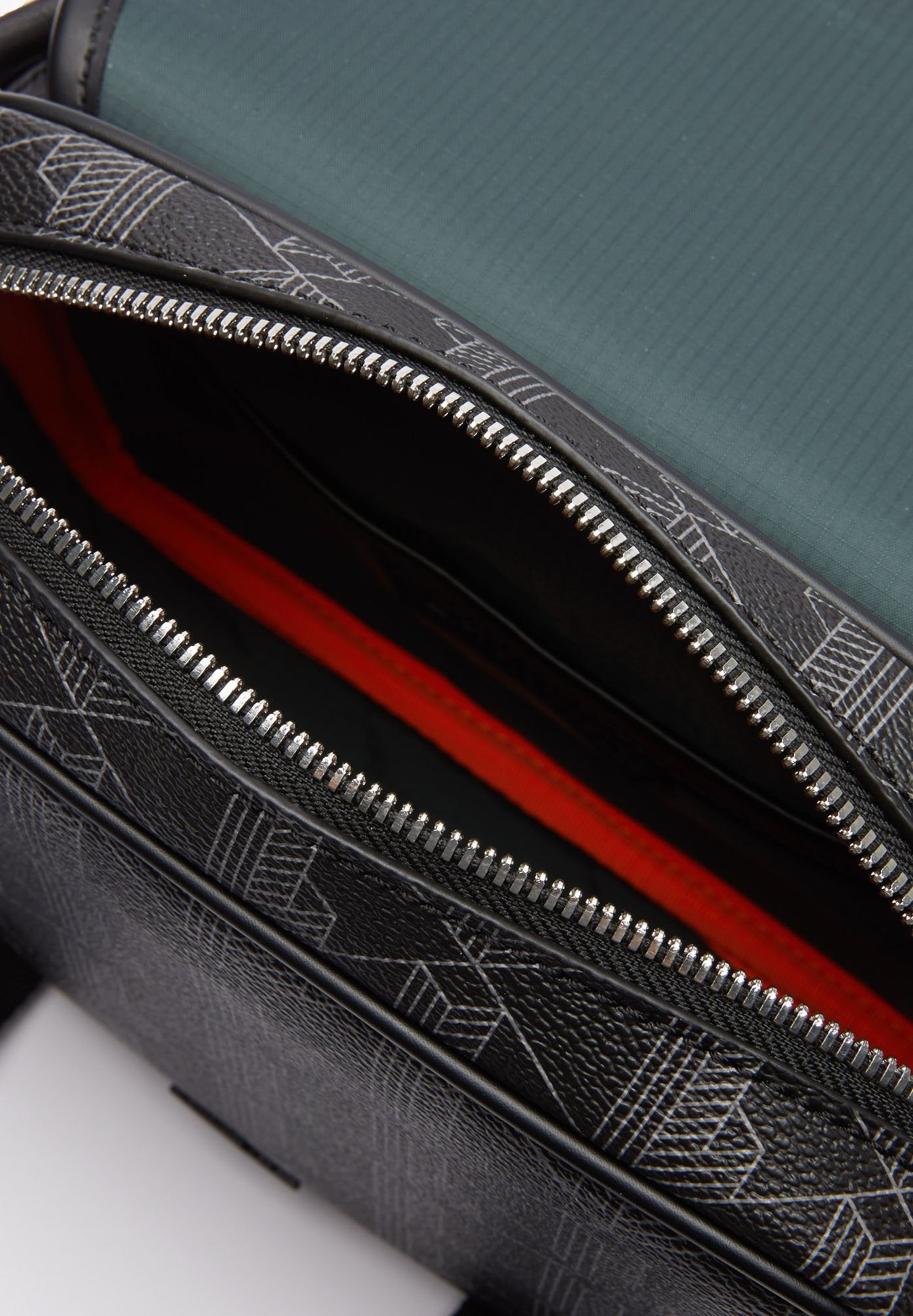 MESSENGER BAG - Cross body bag - noir gris