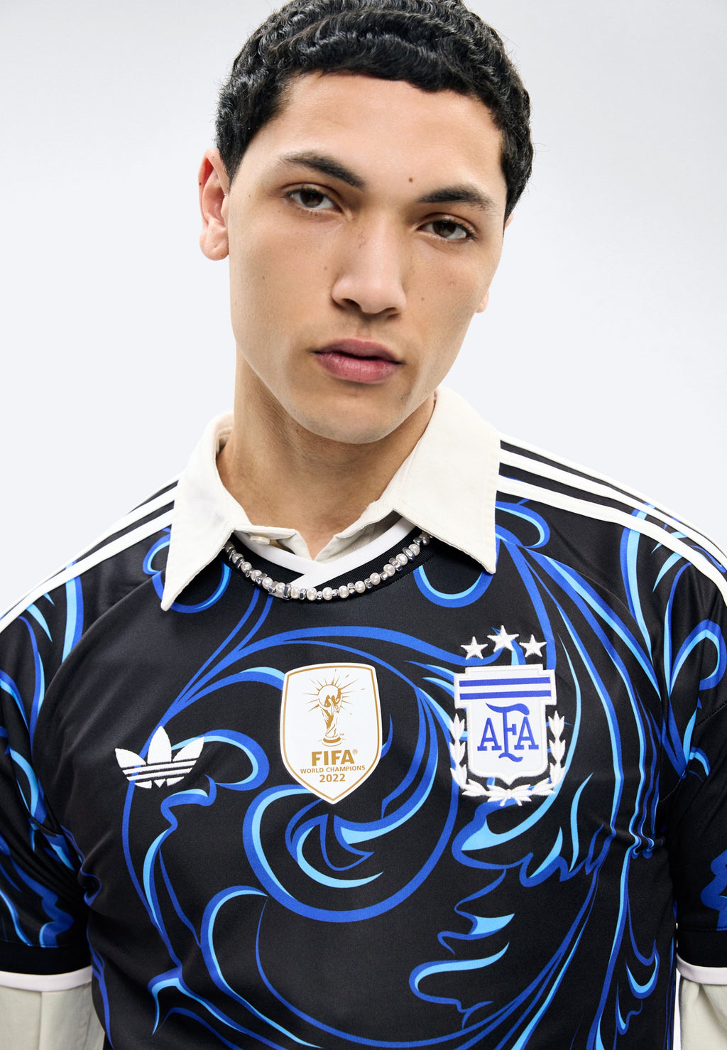 ARGENTINA 26 AWAY REPLICA - Sports T-shirt - black/lucid blue/blue burst