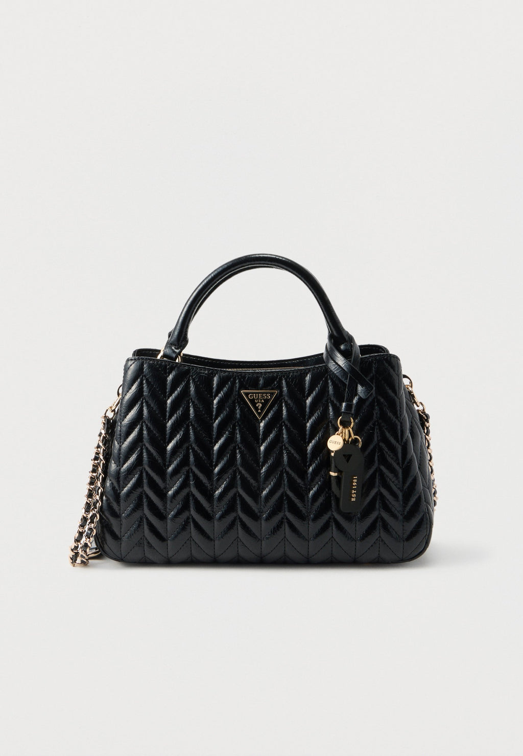 CHERYL TRIPLE COMP SATCHEL - Handbag - black