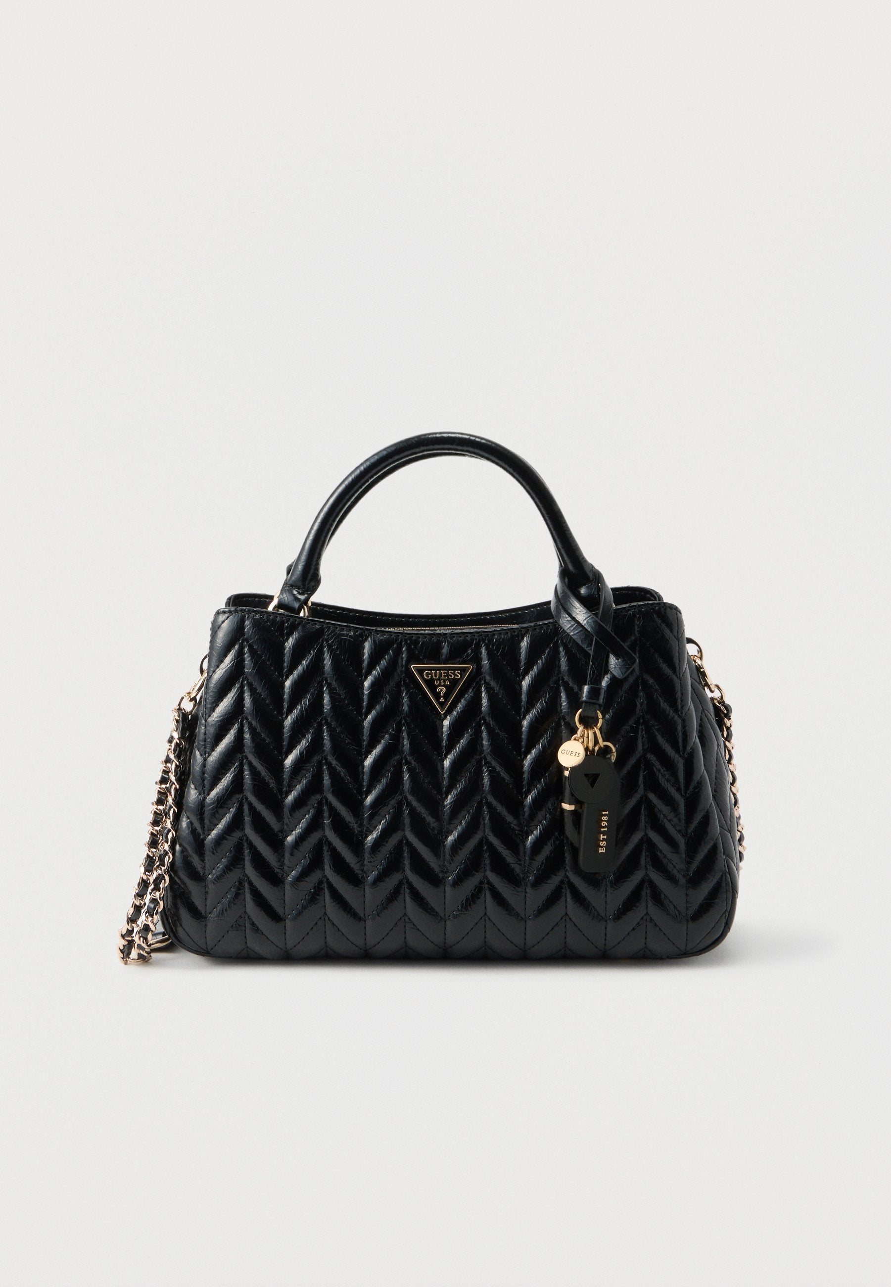 CHERYL TRIPLE COMP SATCHEL - Handbag - black