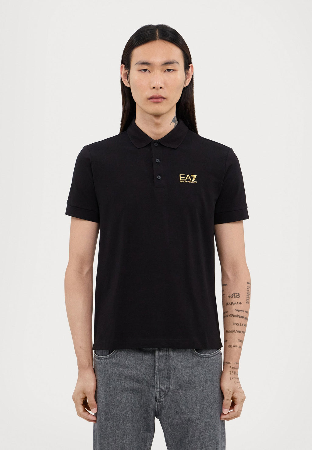 TRAIN CORE - Polo shirt - black