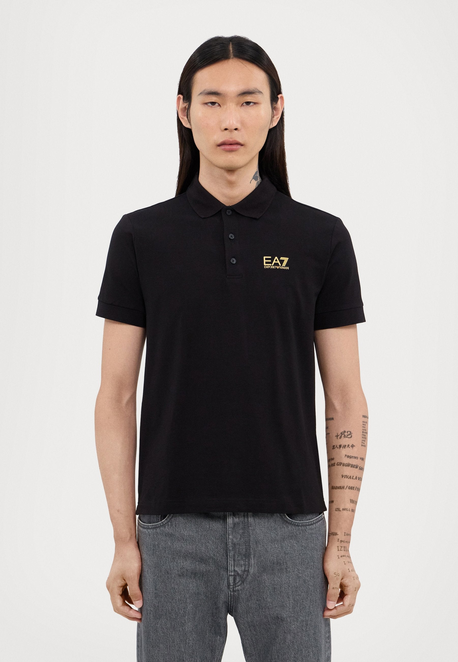 TRAIN CORE - Polo shirt - black