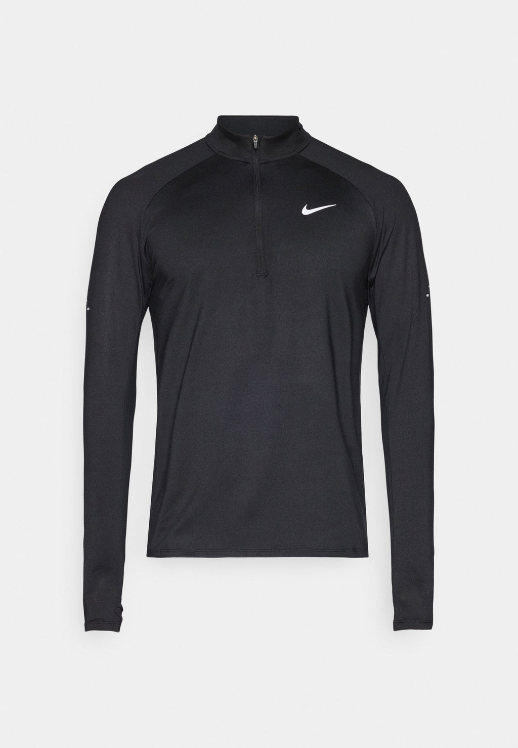 STRIDE MIDLAYER - Long sleeved top - black/reflective silver