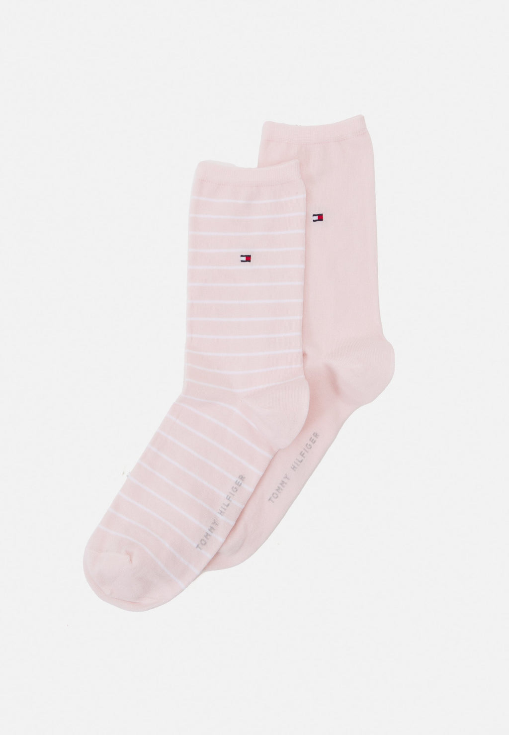 WOMEN SMALL STRIPE 2 PACK - جوارب - وردي فاتح