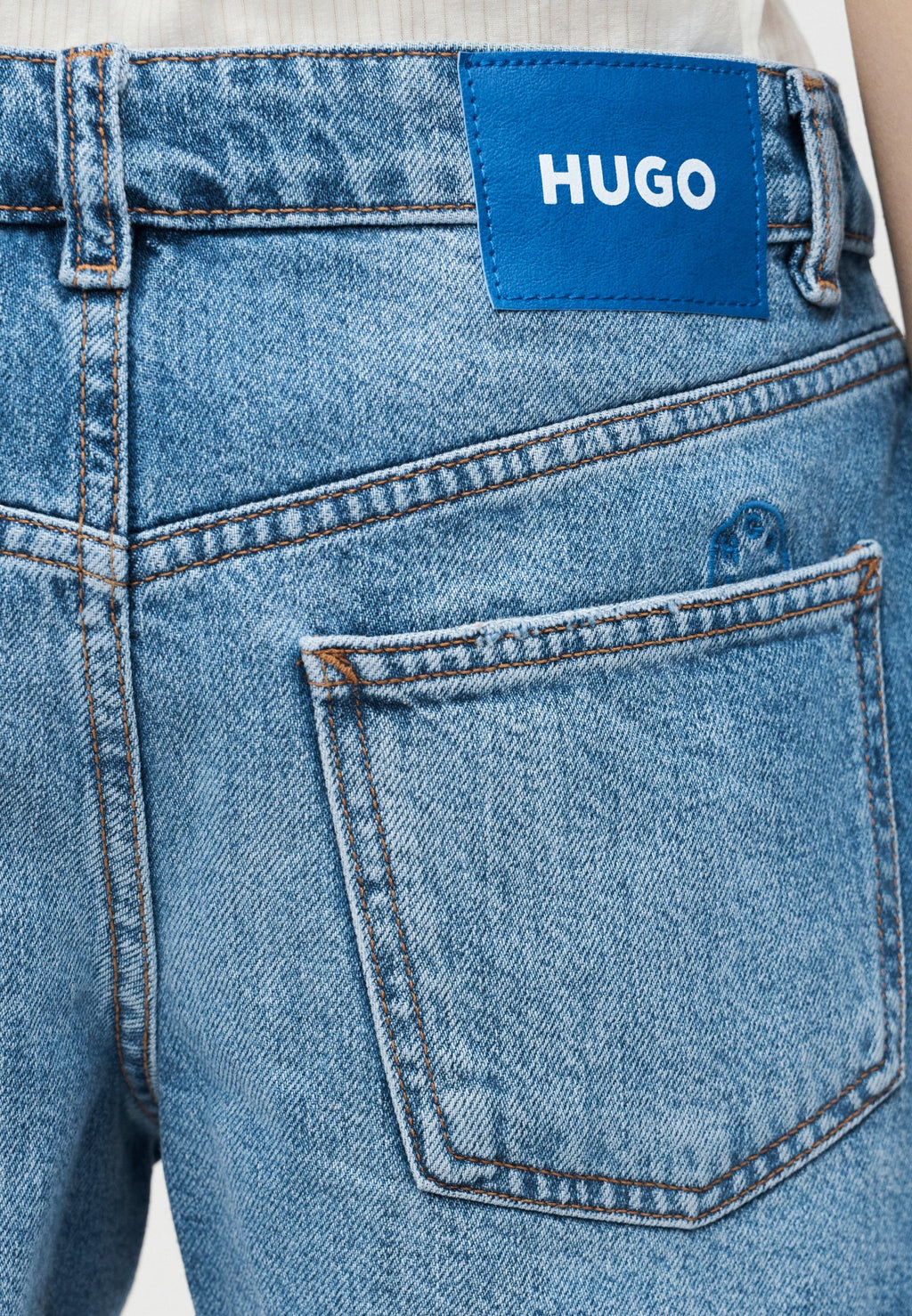 GALIMON - Denim shorts - bright blue