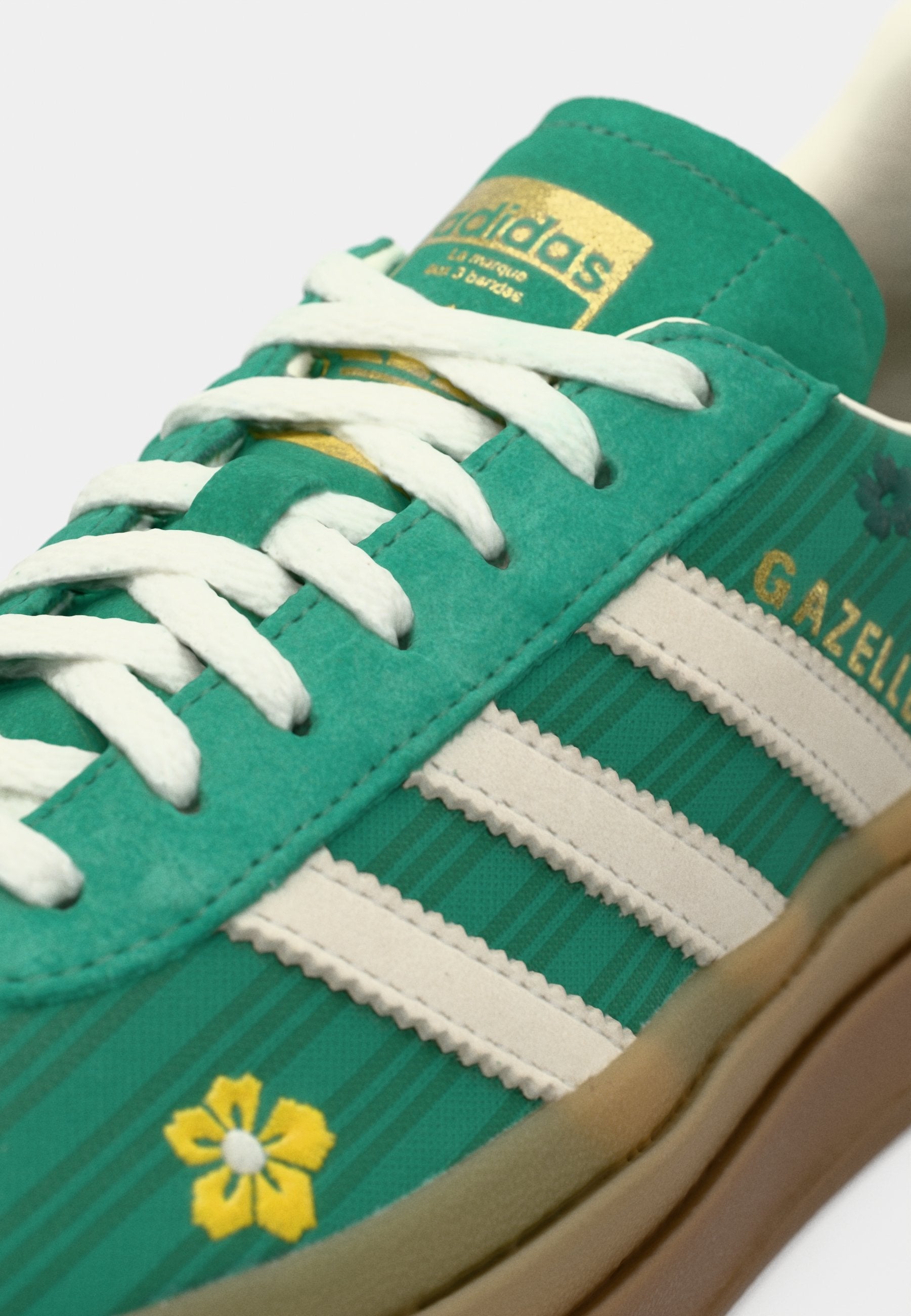 GAZELLE BOLD W X LIBERTY - Trainers - bold green/off white/eqt yellow