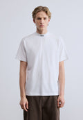 TEE COLLAR - Basic T-shirt - white