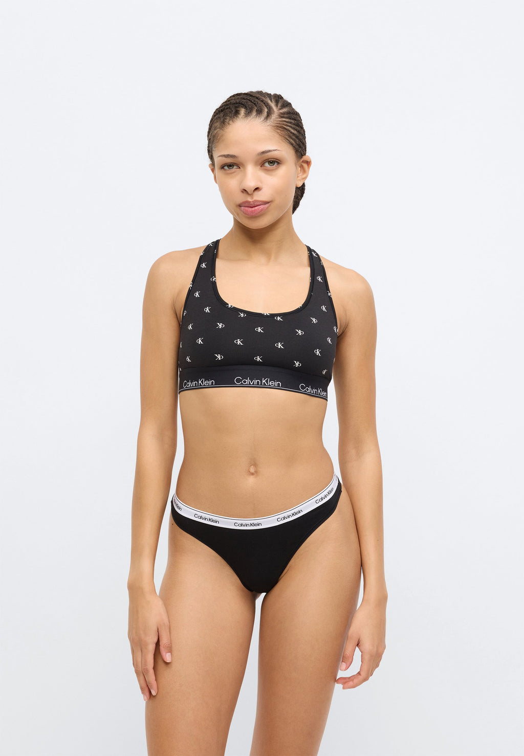 THONG ICON LOGO 5 PACK - Thong - black