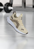 SOFTRIDE ENZO 5 ANIMAL - Chaussures d'entraînement - alpine snow/chocolate brown/white