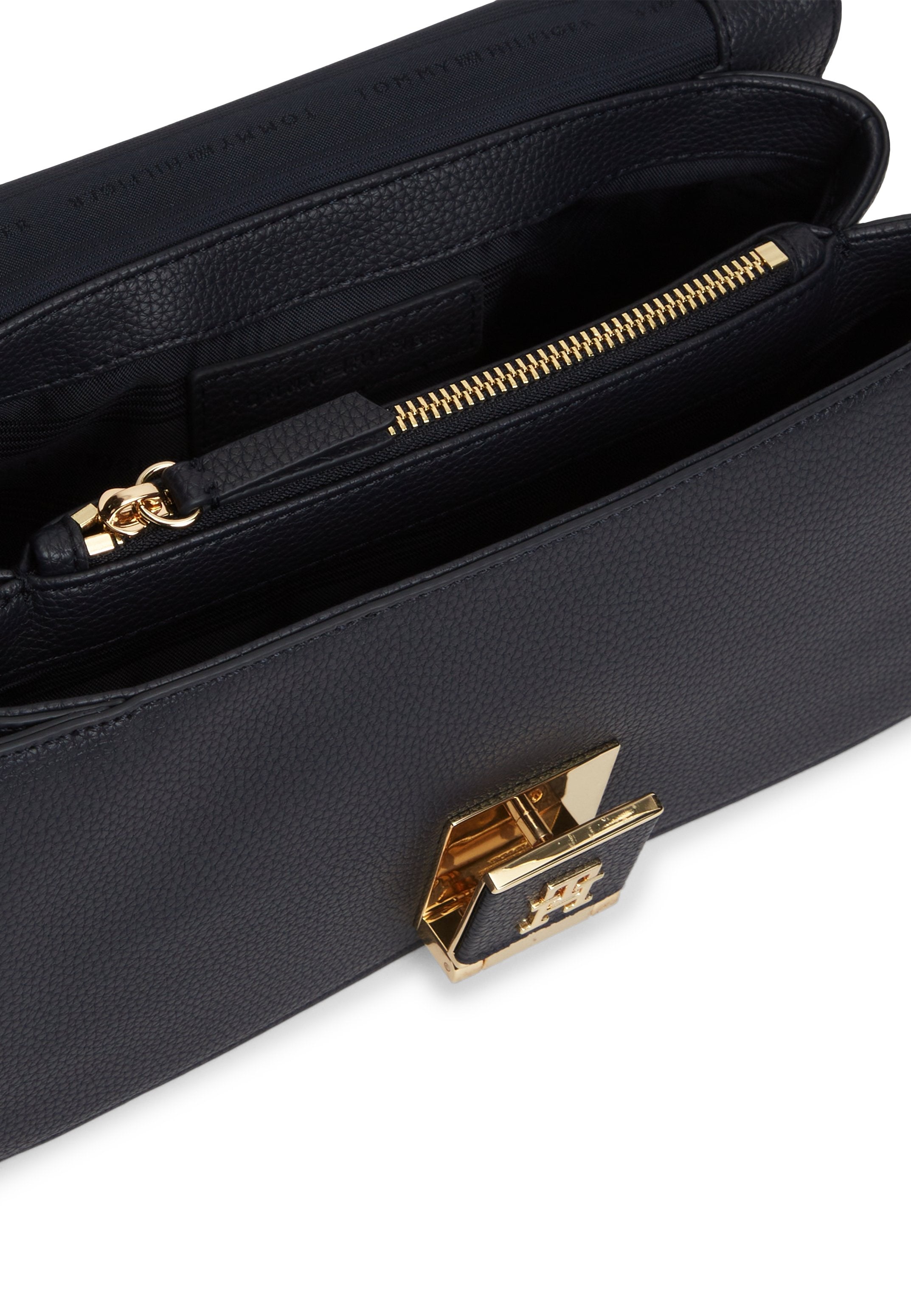TH MONOGRAM JACQUARD CROSSBODY BAG - Handbag - blue mono