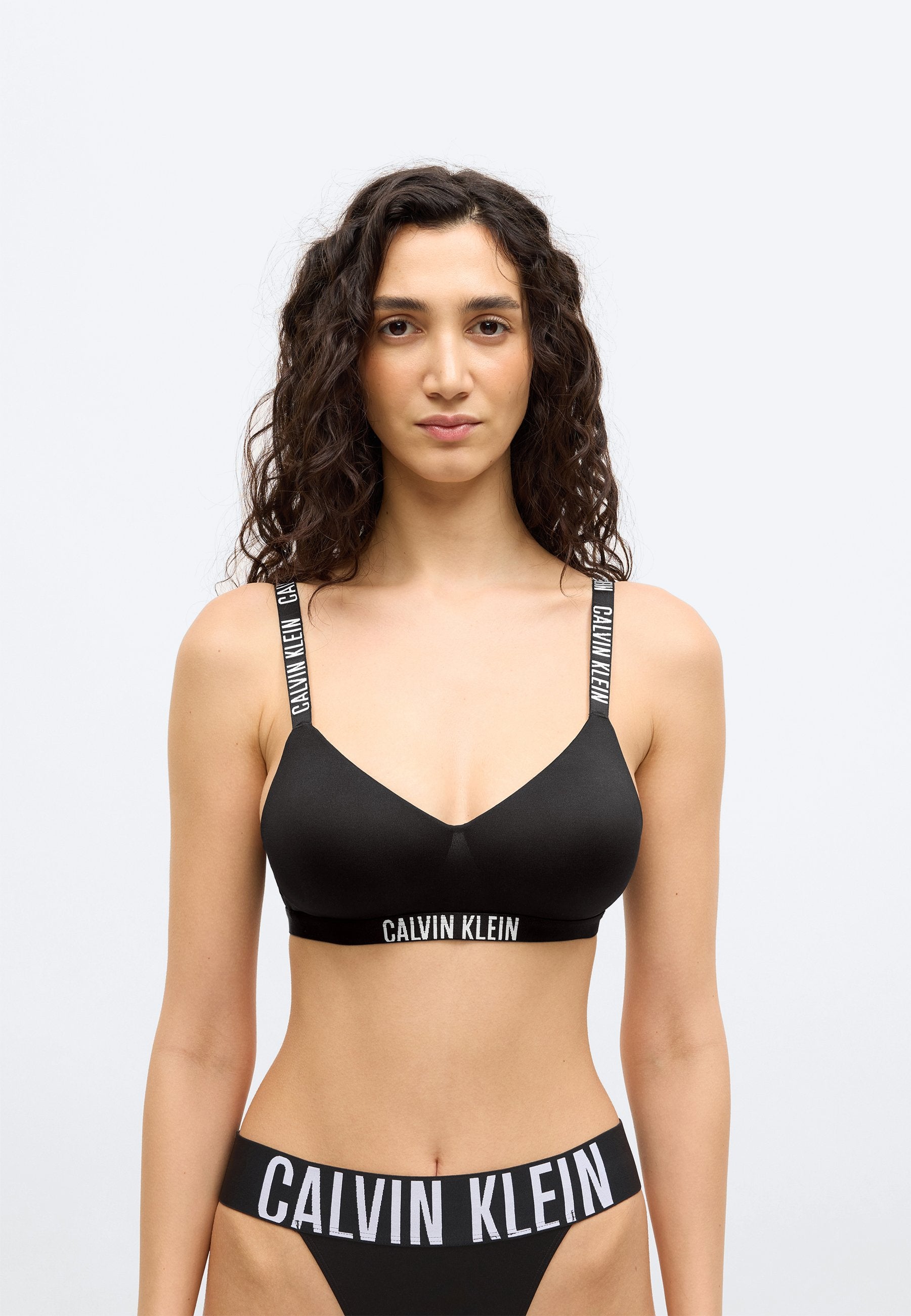 LINED BRALETTE INTENSE POWER - T-shirt bra - black