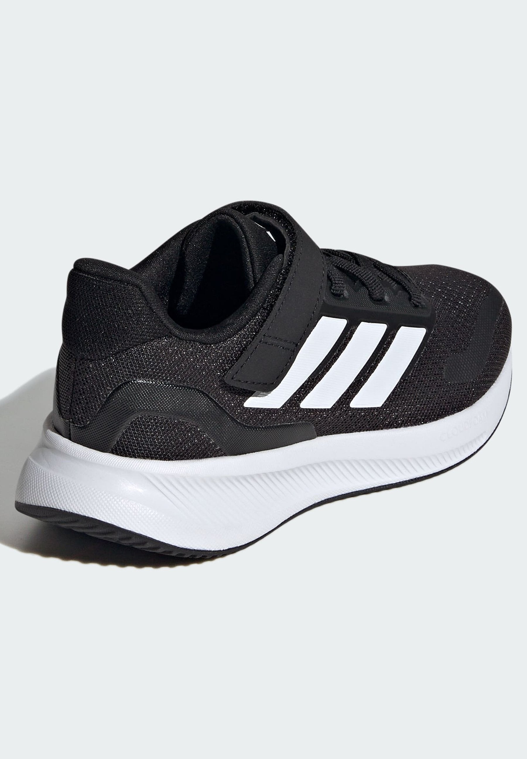 RUNFALCON 5 UNISEX - Road running shoes - core black   cloud white   cloud white