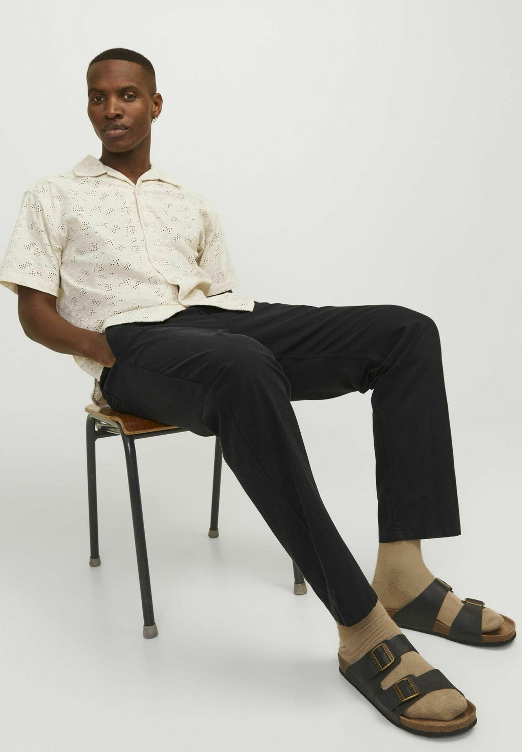 Joggers Relaxed Fit - Tracksuit bottoms - black