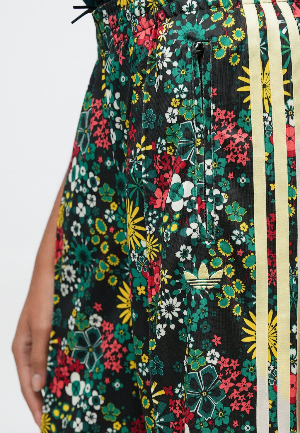 FIREBIRD LOOSE LIBERTY - Tracksuit bottoms - black/bold green/collegiate green/yellow