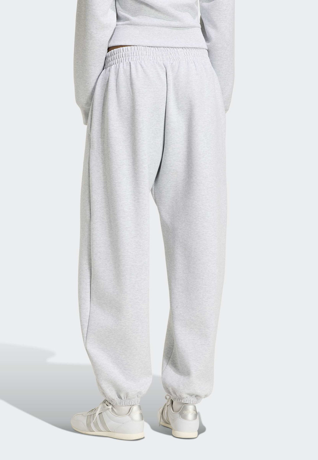 SOFT LUX PANTS - Tracksuit bottoms - light grey heather