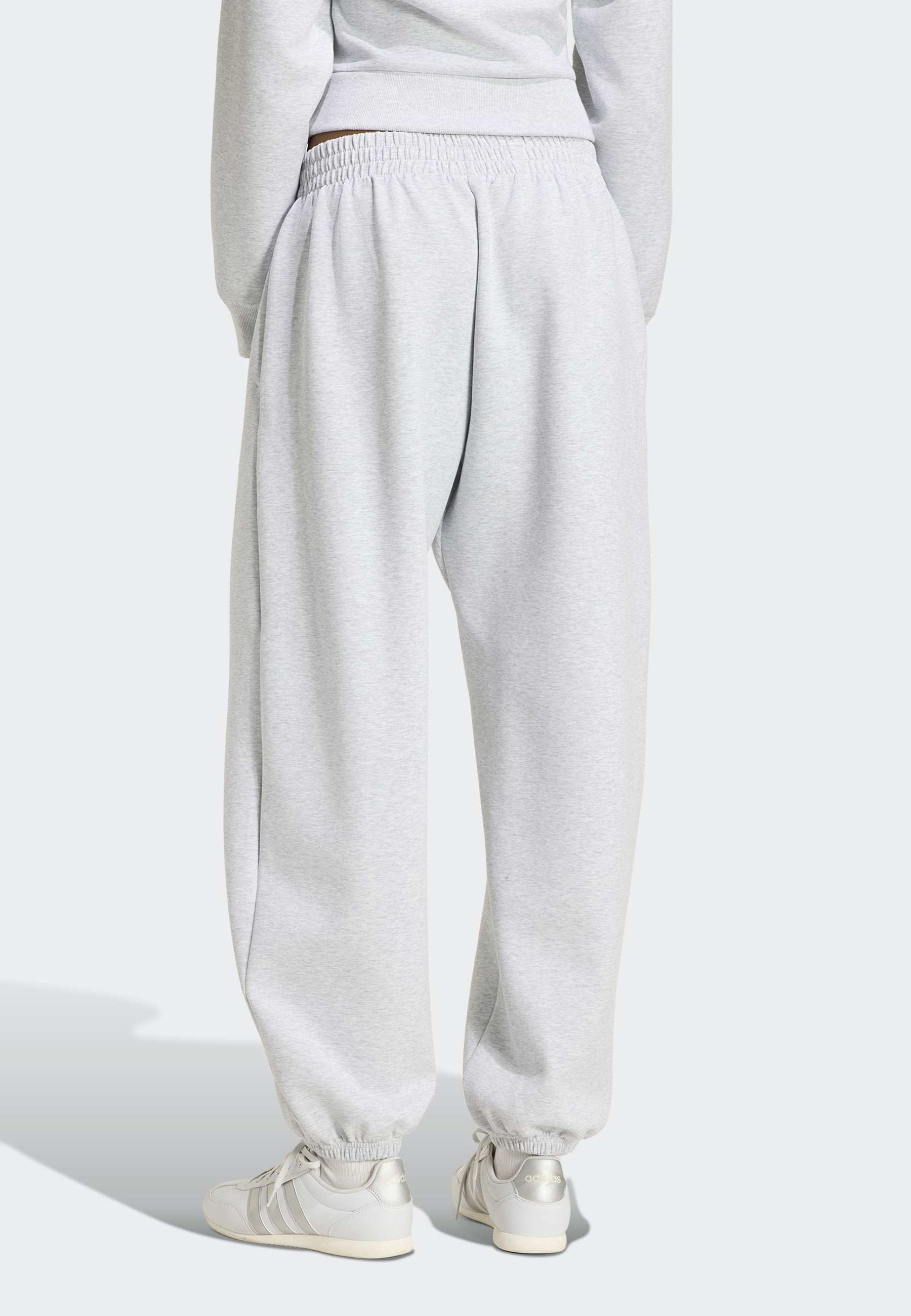 SOFT LUX PANTS - Tracksuit bottoms - light grey heather