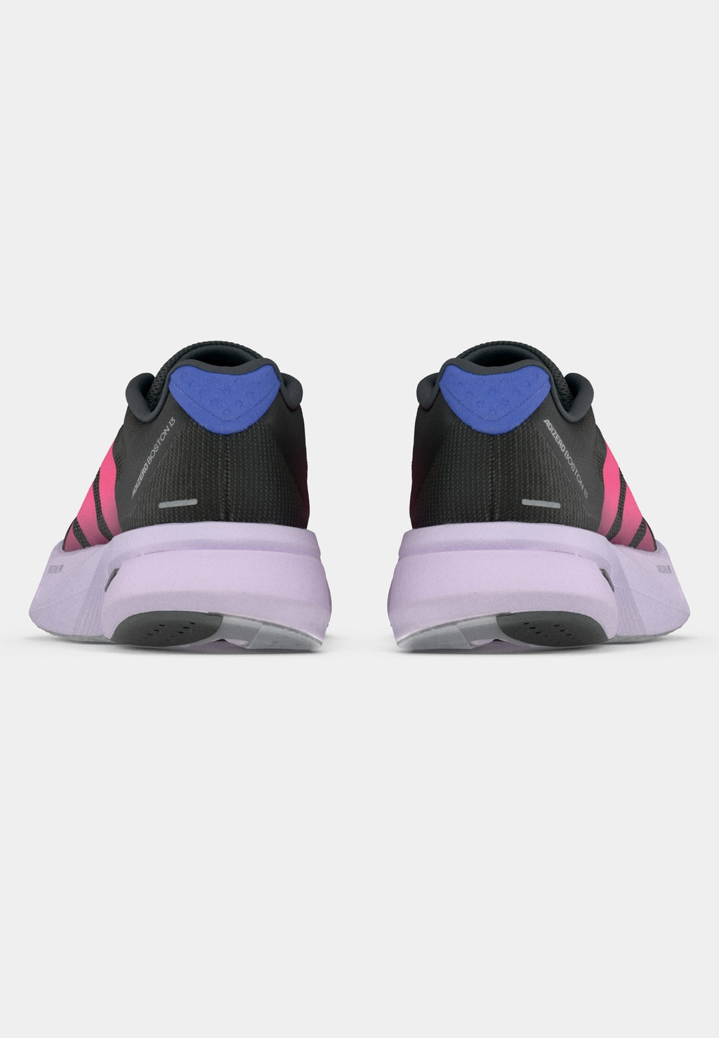 ADIZERO BOSTON - Road running shoes - core black/lucid pink/cobalt blue