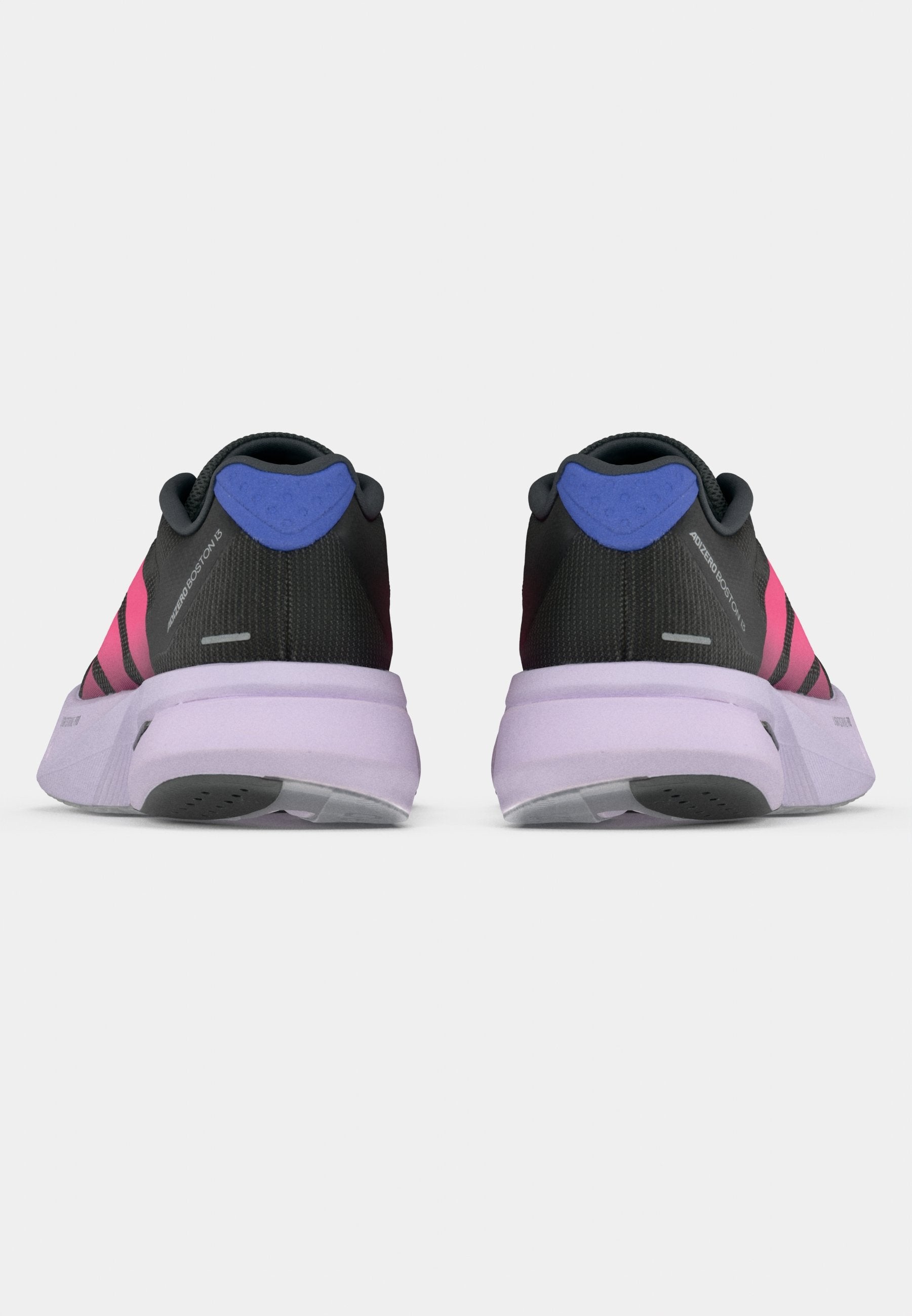 ADIZERO BOSTON - Road running shoes - core black/lucid pink/cobalt blue