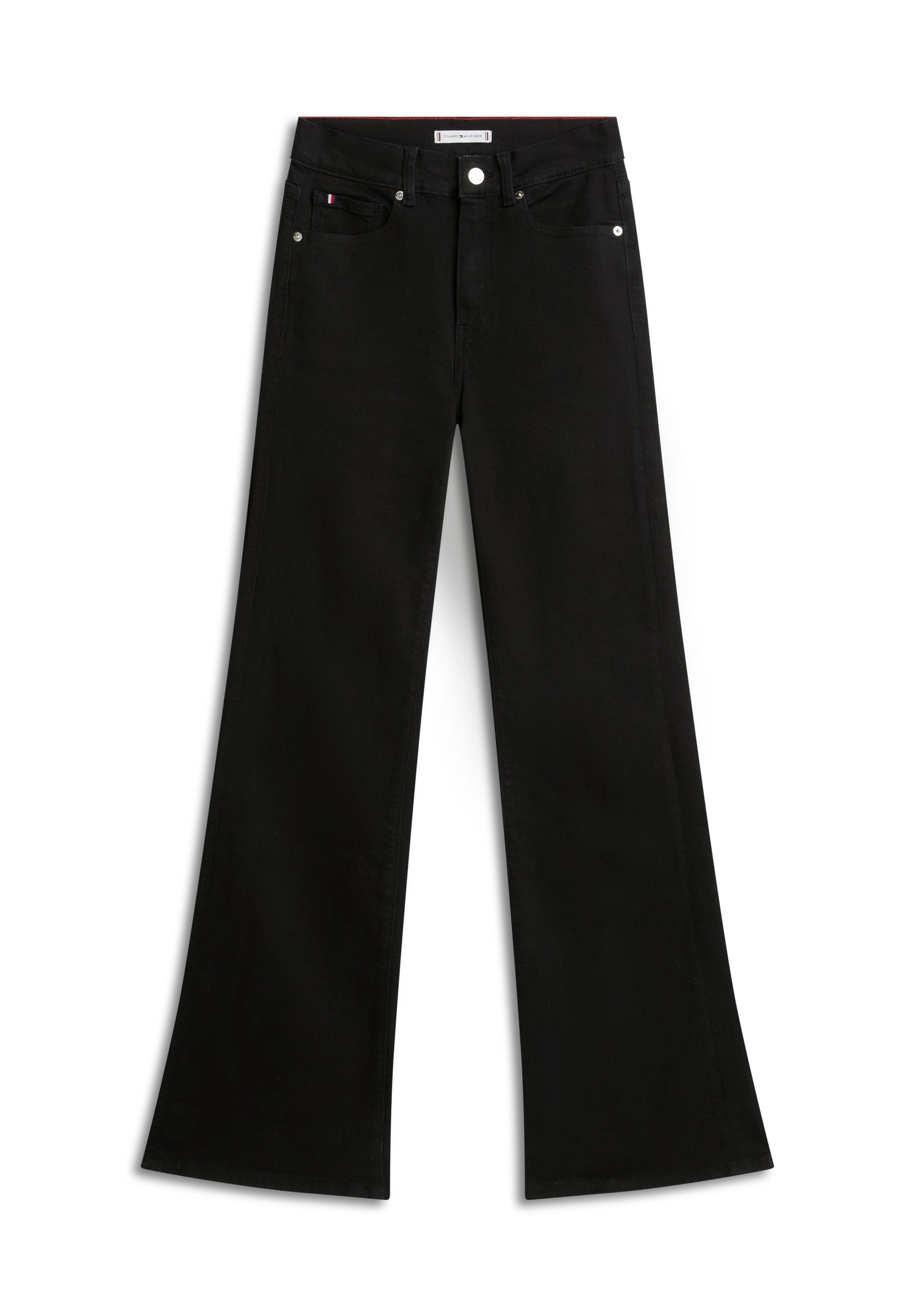 JEAN FLARE NOIR TAILLE MI-HAUTE - Jean flare - noir