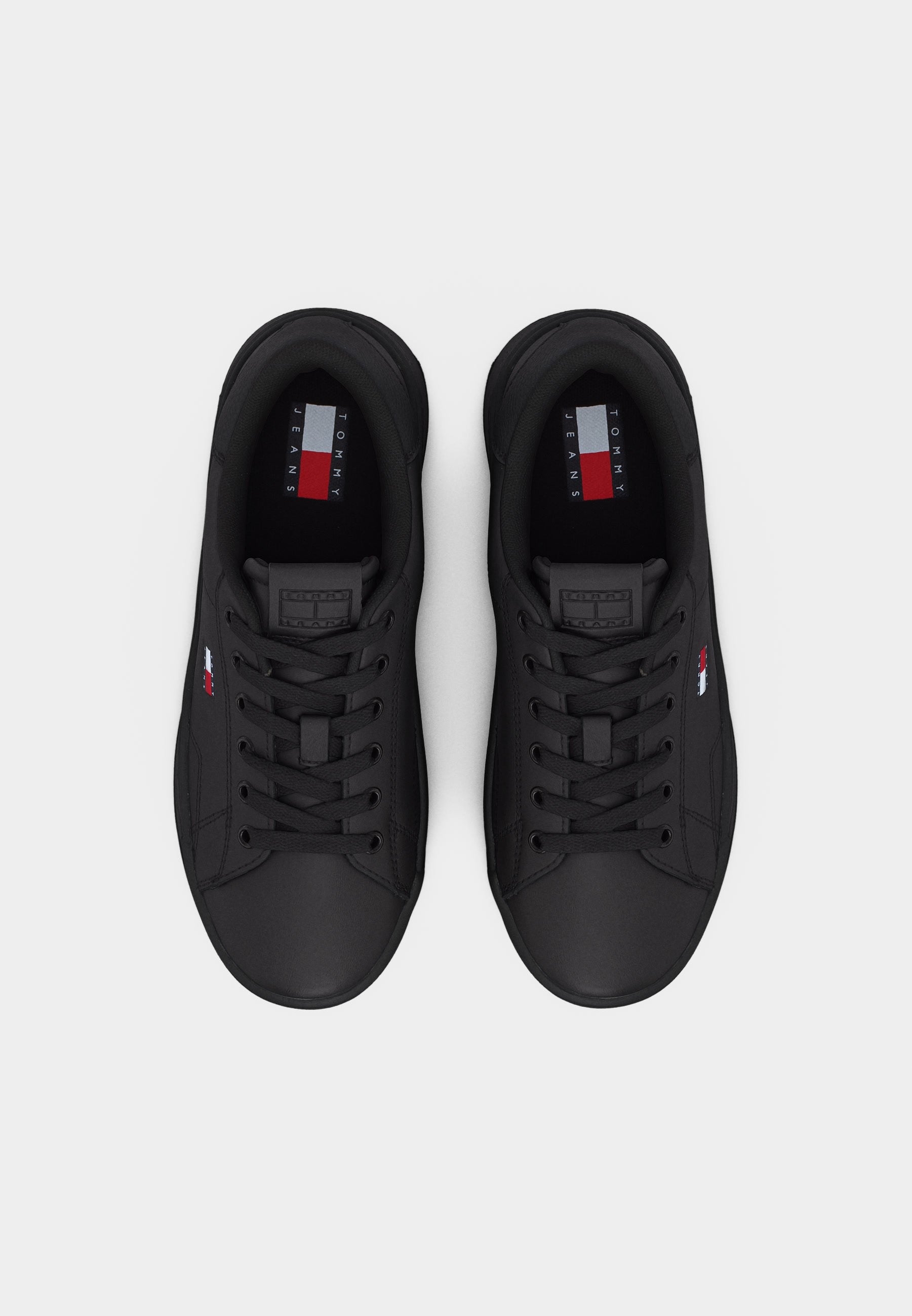 PLATFORM LOGO SNEAKER - Trainers - black