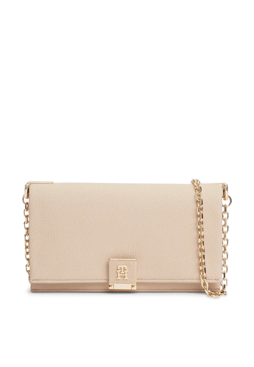 TH MONOGRAM CHAIN STRAP CROSSBODY BAG - Cross body bag - misty blush