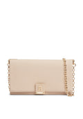 TH MONOGRAM CHAIN STRAP CROSSBODY BAG - Cross body bag - misty blush