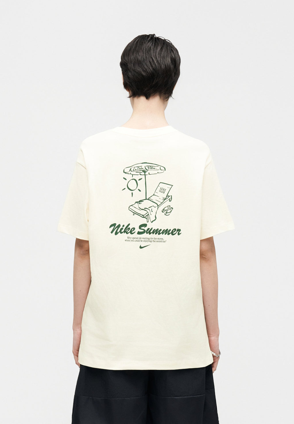 Basic T-shirt - pale ivory