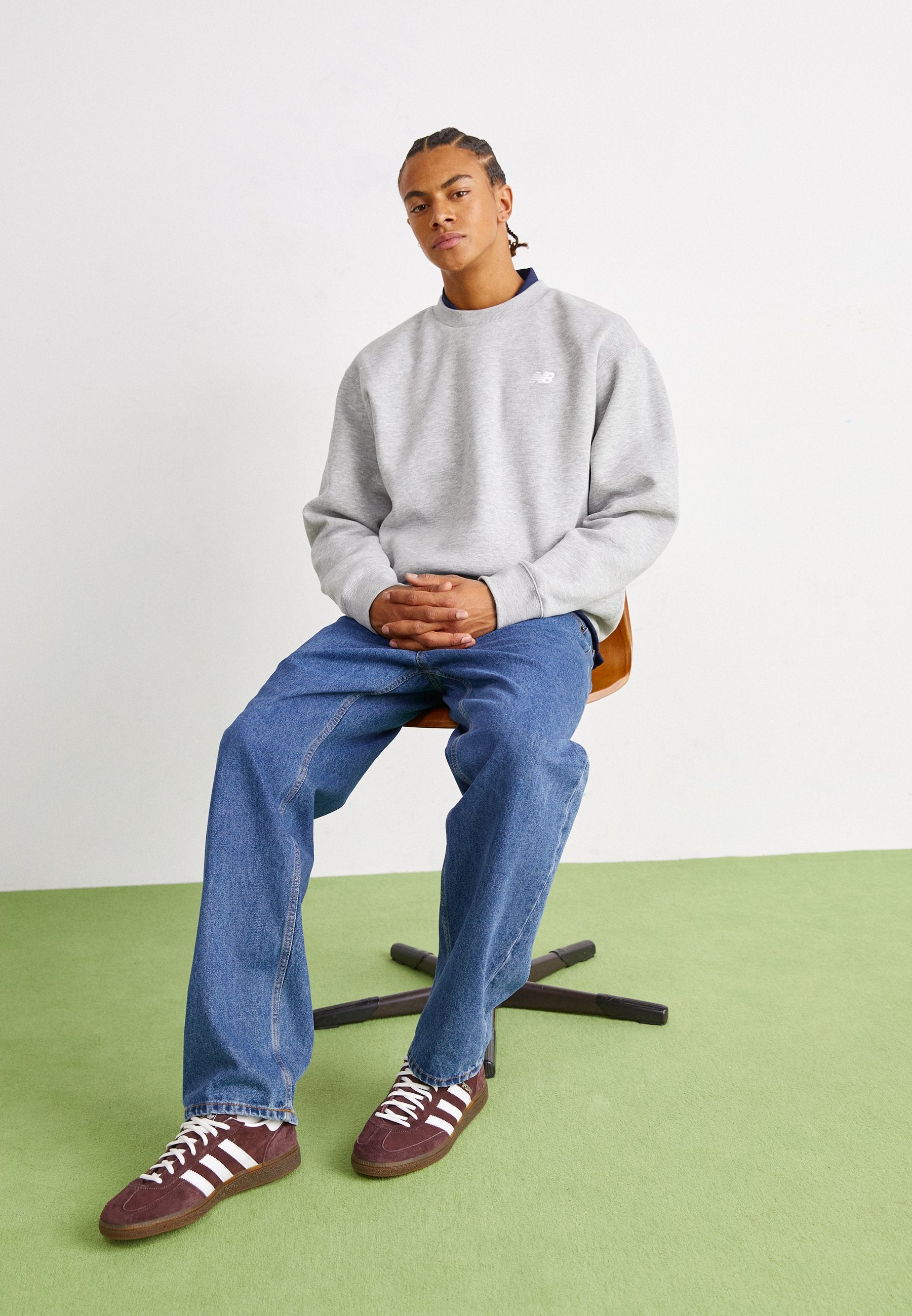 SPORT ESSENTIALS CREW UNISEX - Hoodie - athletic grey