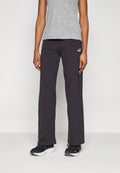 SMALL LOGO HIGH WAIST STRAIGHT LEGGINGS - Tracksuit bottoms - black