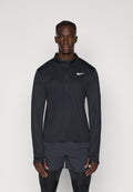 PACER TOP - Long sleeved top - black/reflective silver-coloured