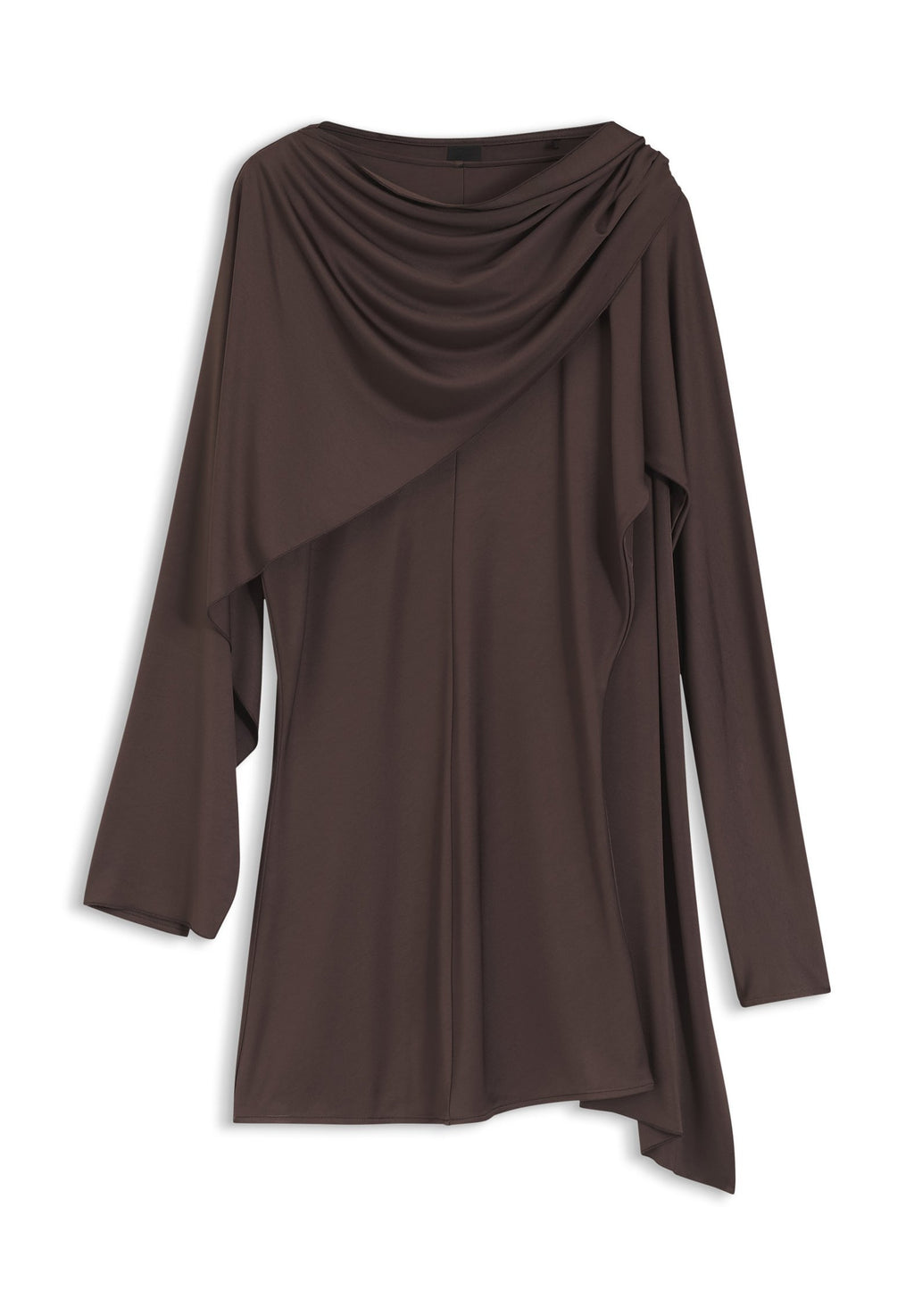 EBIRIS_FS_C - Long sleeved top - dark brown