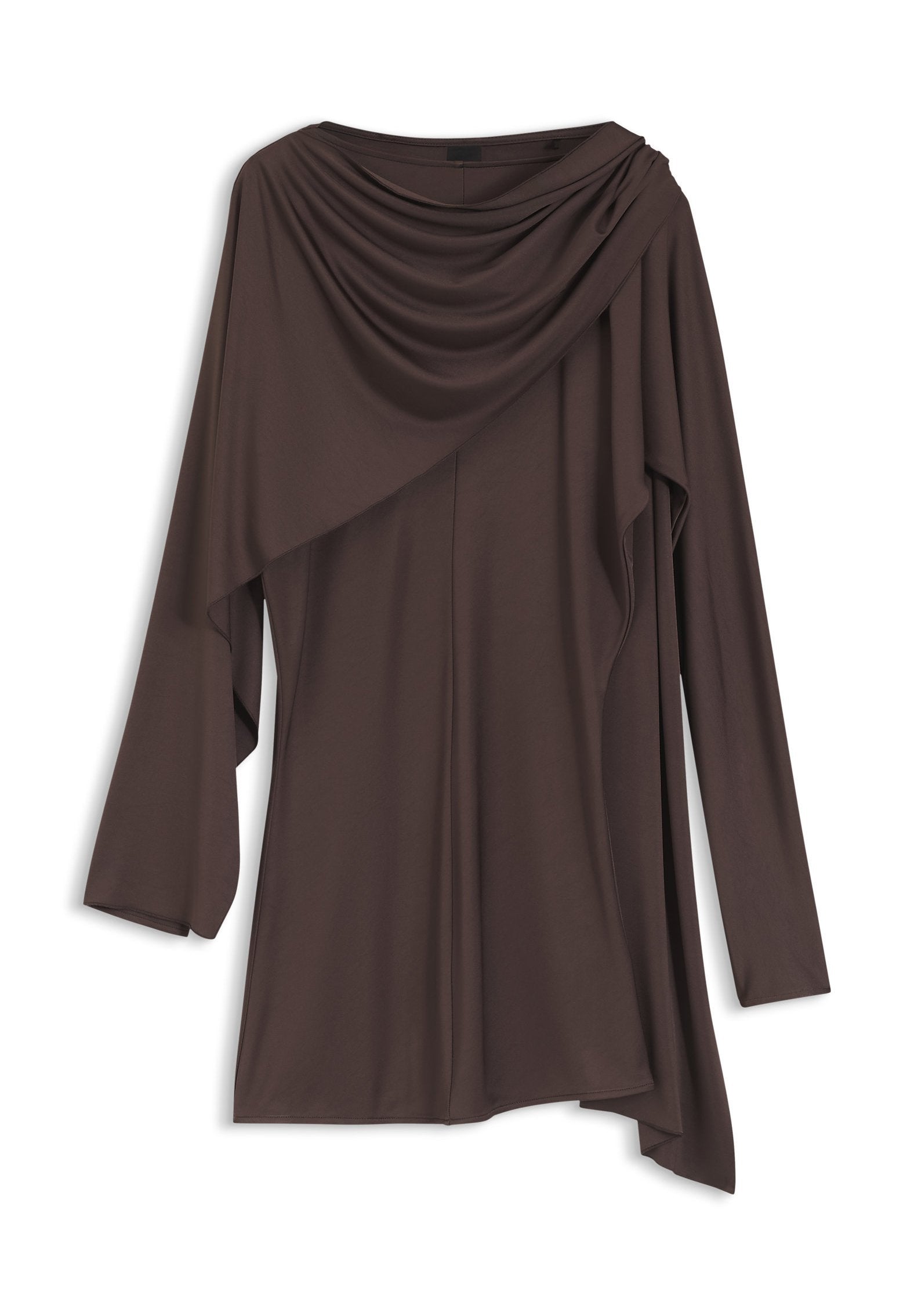 EBIRIS_FS_C - Long sleeved top - dark brown