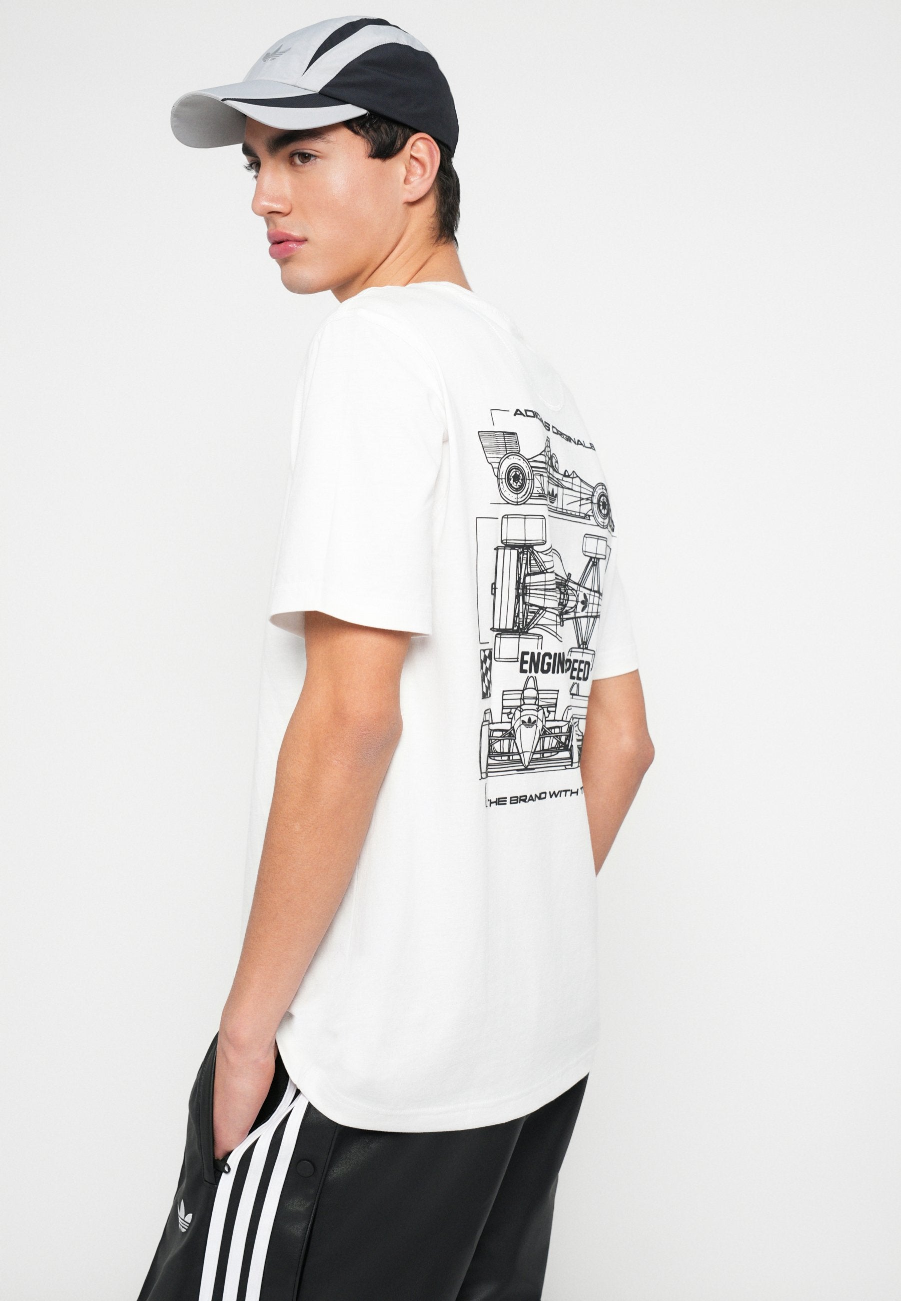 RACING CAR - Print T-shirt - core white