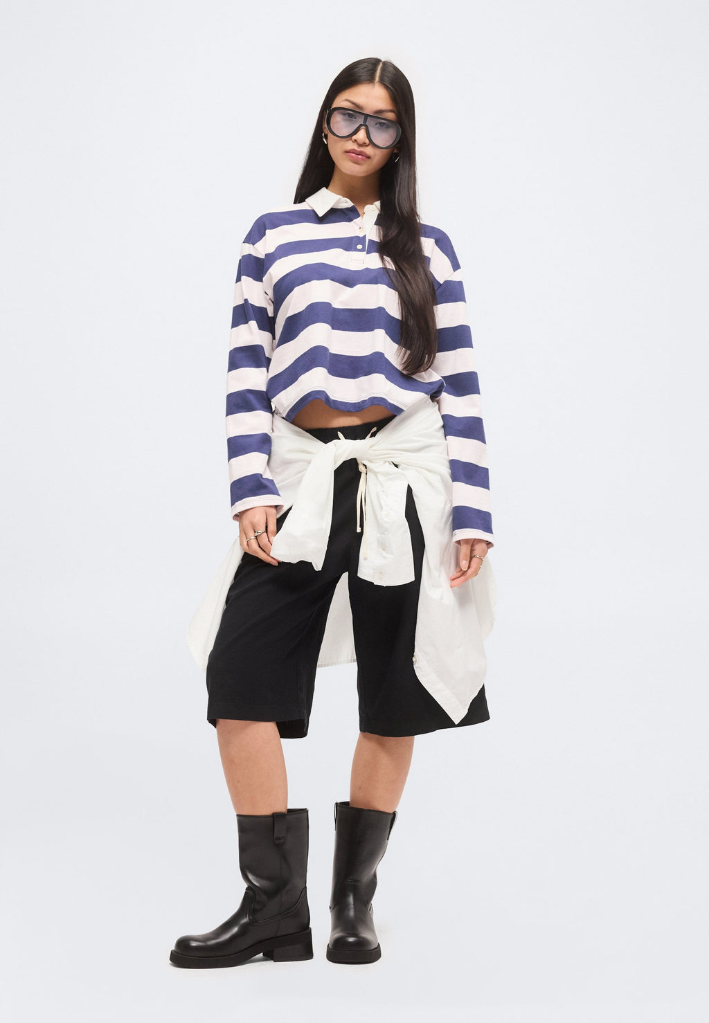 CULOTTE - A-line skirt - true black