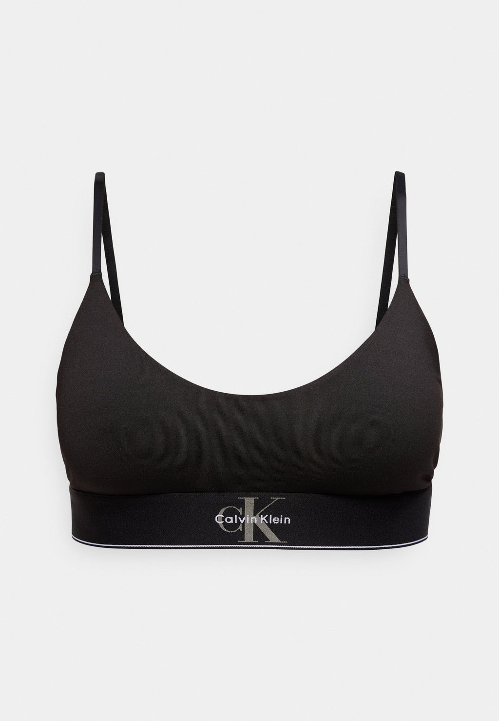 BRALETTE SANS DOUBLURE À MOTIF GRAPHIQUE - Bustier - noir