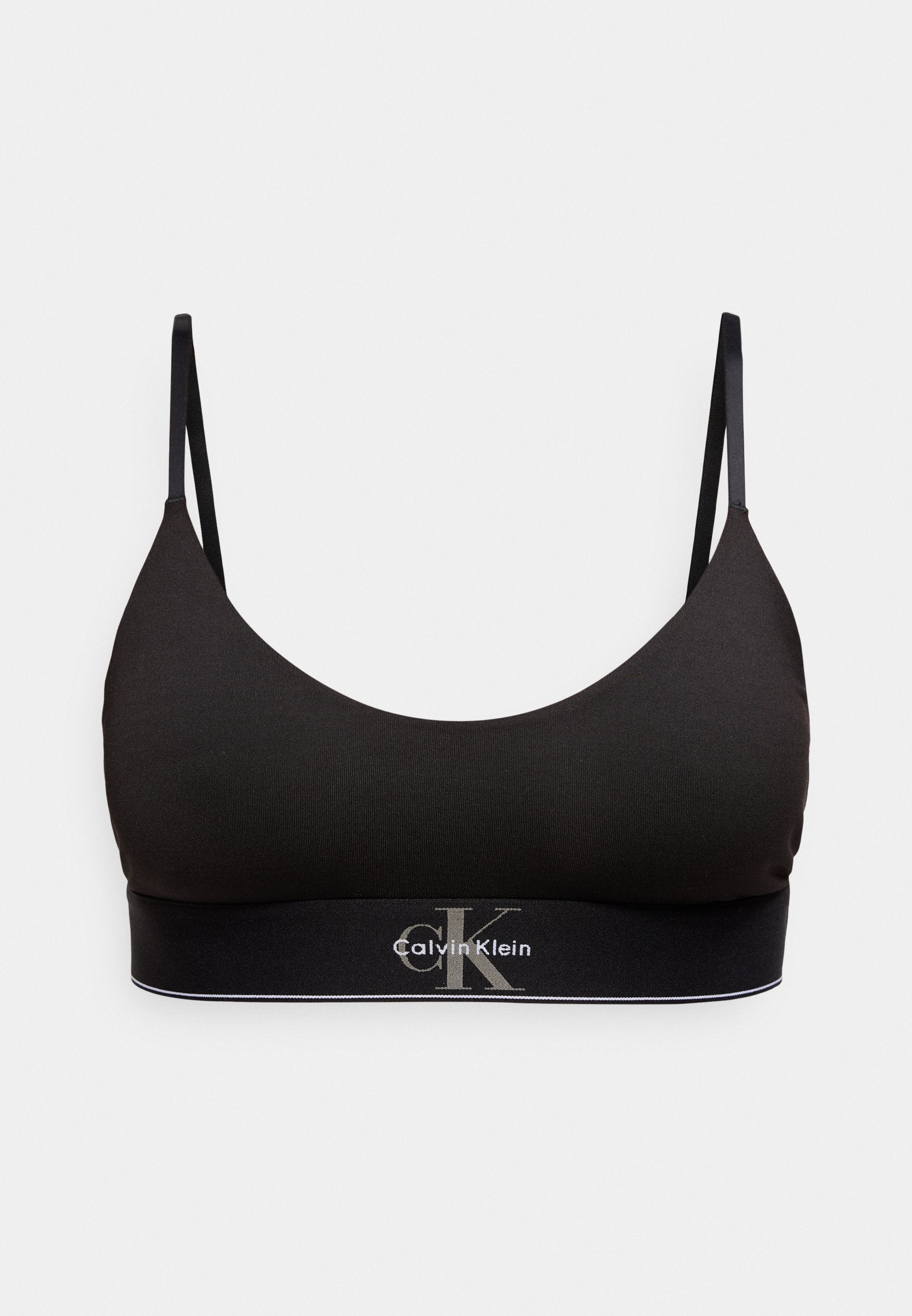 BRALETTE SANS DOUBLURE À MOTIF GRAPHIQUE - Bustier - noir