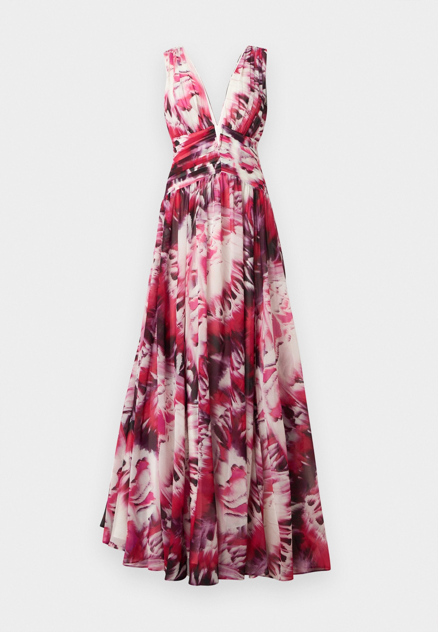 ADELA V NECK LONG DRESS - Occasion wear - pink