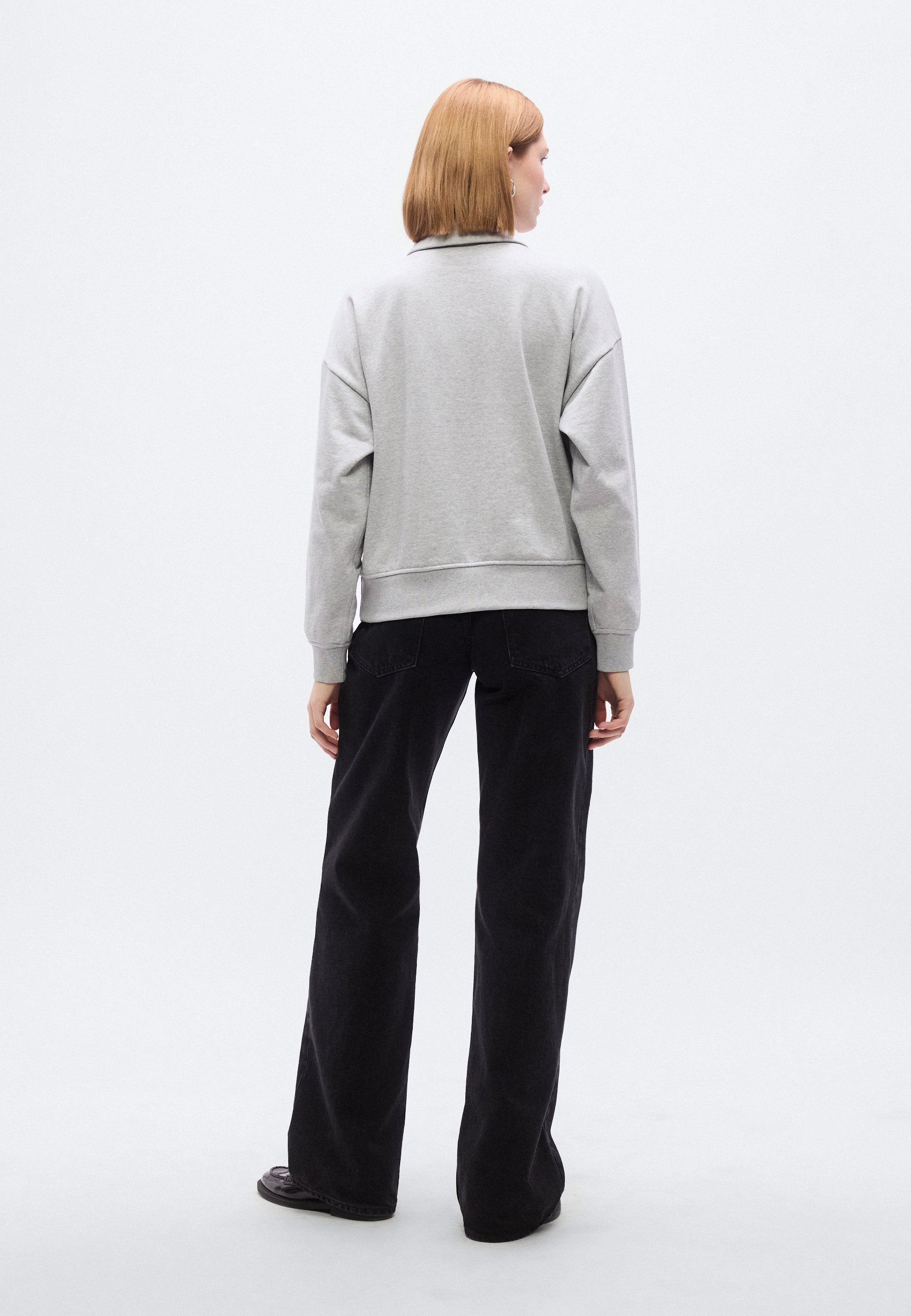 GRAPHIC - Sweatshirt - history grey heather